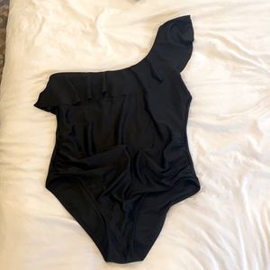 Black maternity swimsuit